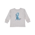 thumbnail image 1 of Inktastic We Will Win Against Prostate Cancer Ribbon Boys or Girls Long Sleeve Toddler T-Shirt, 1 of 5
