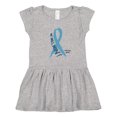 thumbnail image 1 of Inktastic We Will Win Against Prostate Cancer Ribbon Girls Toddler Dress, 1 of 5