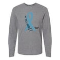 thumbnail image 1 of Inktastic We Will Win Against Prostate Cancer Ribbon Long Sleeve T-Shirt, 1 of 5