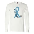 thumbnail image 1 of Inktastic We Will Win Against Prostate Cancer Ribbon Long Sleeve T-Shirt, 1 of 5