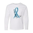 thumbnail image 1 of Inktastic We Will Win Against Prostate Cancer Ribbon Long Sleeve Youth T-Shirt, 1 of 5