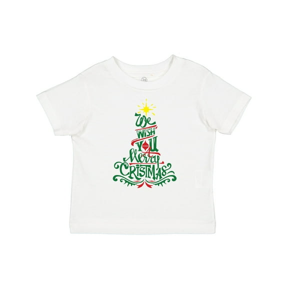 Inktastic We Wish You A Merry Christmas Boys or Girls Toddler T-Shirt