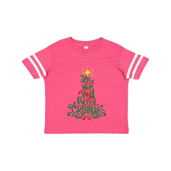 Inktastic We Wish You A Merry Christmas Boys or Girls Toddler T-Shirt