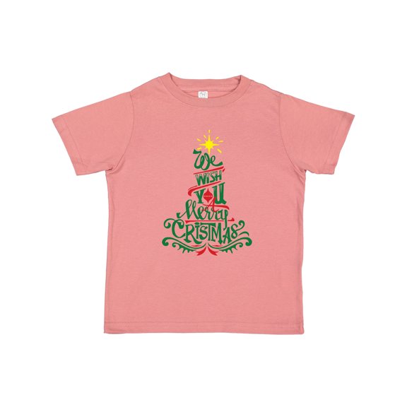 Inktastic We Wish You A Merry Christmas Boys or Girls Toddler T-Shirt