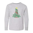 thumbnail image 1 of Inktastic We Wish You A Merry Christmas Long Sleeve Youth T-Shirt, 1 of 5