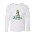 thumbnail image 1 of Inktastic We Wish You A Merry Christmas Long Sleeve Youth T-Shirt, 1 of 5