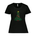 thumbnail image 1 of Inktastic We Wish You A Merry Christmas Women's Plus Size T-Shirt, 1 of 5