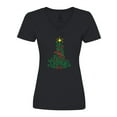 thumbnail image 1 of Inktastic We Wish You A Merry Christmas Women's V-Neck T-Shirt, 1 of 5