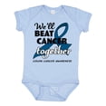 thumbnail image 1 of Inktastic We'll Beat Cancer Together- Colon Cancer Awareness Boys or Girls Baby Bodysuit, 1 of 5