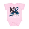 thumbnail image 1 of Inktastic We'll Beat Cancer Together- Colon Cancer Awareness Boys or Girls Baby Bodysuit, 1 of 5