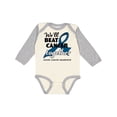 thumbnail image 1 of Inktastic We'll Beat Cancer Together- Colon Cancer Awareness Boys or Girls Long Sleeve Baby Bodysuit, 1 of 5