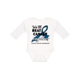 thumbnail image 1 of Inktastic We'll Beat Cancer Together- Colon Cancer Awareness Boys or Girls Long Sleeve Baby Bodysuit, 1 of 5