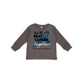 thumbnail image 1 of Inktastic We'll Beat Cancer Together- Colon Cancer Awareness Boys or Girls Long Sleeve Toddler T-Shirt, 1 of 5