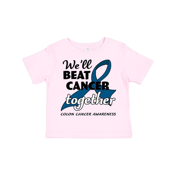 Inktastic We'll Beat Cancer Together- Colon Cancer Awareness Boys or Girls Toddler T-Shirt