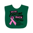 thumbnail image 1 of Inktastic We're Fighting Back Together- Breast Cancer Awareness Month Boys or Girls Baby Bib, 1 of 4