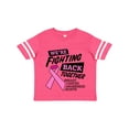 thumbnail image 1 of Inktastic We're Fighting Back Together Breast Cancer Awareness Month Boys or Girls Toddler T-Shirt, 1 of 5