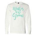thumbnail image 1 of Inktastic Wedding Mother of the Groom in Teal Long Sleeve T-Shirt, 1 of 5