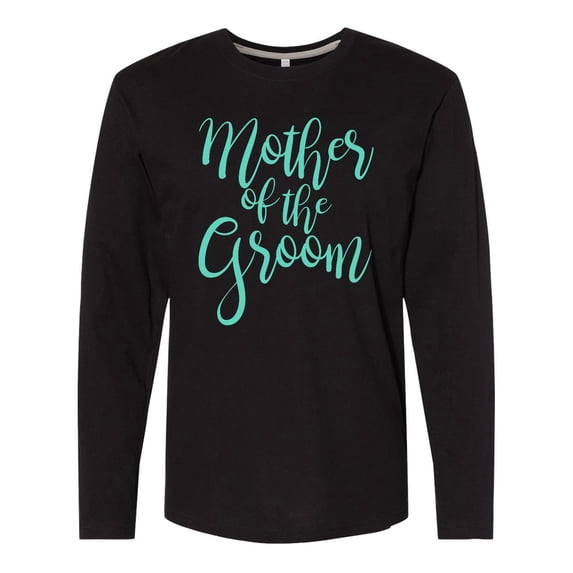 Inktastic Wedding Mother of the Groom in Teal Long Sleeve T-Shirt