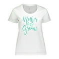 thumbnail image 1 of Inktastic Wedding Mother of the Groom in Teal Women's Plus Size T-Shirt, 1 of 5