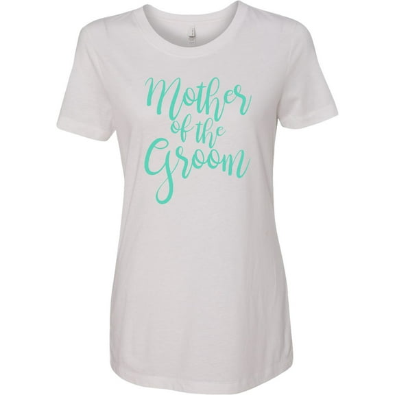 Inktastic Wedding Mother of the Groom in Teal Women's T-Shirt