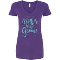 thumbnail image 1 of Inktastic Wedding Mother of the Groom in Teal Women's V-Neck T-Shirt, 1 of 5