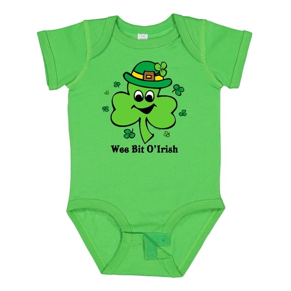 Inktastic Wee Bit O'Irish Boys or Girls Baby Bodysuit