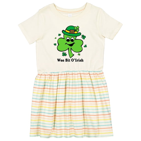 Inktastic Wee Bit O'irish Girls Toddler Dress
