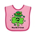 thumbnail image 1 of Inktastic Wee Bit O'irish Boys or Girls Baby Bib, 1 of 4