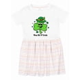 thumbnail image 1 of Inktastic Wee Bit O'irish Girls Toddler Dress, 1 of 5
