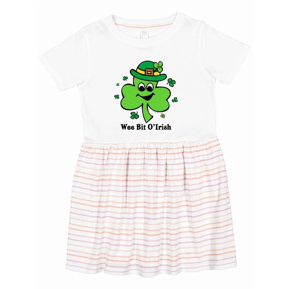 Inktastic Wee Bit O'irish Girls Toddler Dress