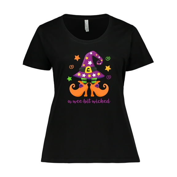 Inktastic Wee Bit Wicked Women's Plus Size T-Shirt