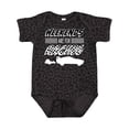 thumbnail image 1 of Inktastic Weekends Are for Racing Race Car Silhouette and Racing Flag Boys or Girls Baby Bodysuit, 1 of 5
