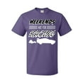 thumbnail image 1 of Inktastic Weekends Are for Racing Race Car Silhouette and Racing Flag T-Shirt, 1 of 5