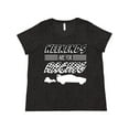 thumbnail image 1 of Inktastic Weekends Are for Racing Race Car Silhouette and Racing Flag Women's Plus Size T-Shirt, 1 of 5