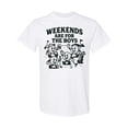 thumbnail image 1 of Inktastic Weekends Are for the Boys Funny Golf Theme T-Shirt, 1 of 5