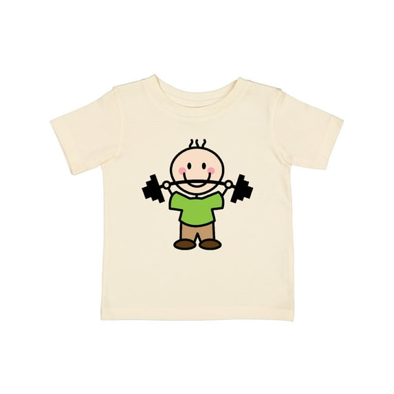 Inktastic Weightlifting Boy Weightlifter Exercise Boys Baby T-Shirt