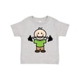 thumbnail image 1 of Inktastic Weightlifting Boy Weightlifter Exercise Boys Toddler T-Shirt, 1 of 5