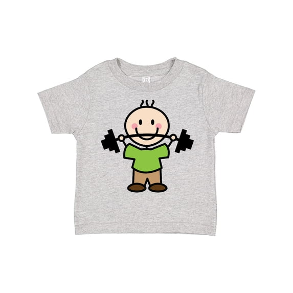 Inktastic Weightlifting Boy Weightlifter Exercise Boys Toddler T-Shirt