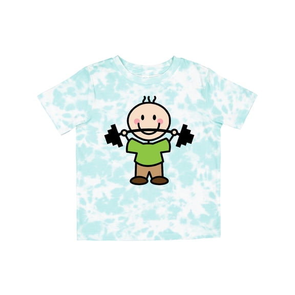 Inktastic Weightlifting Boy Weightlifter Exercise Boys Toddler T-Shirt