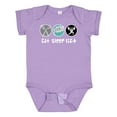 thumbnail image 1 of Inktastic Weightlifting Eat Sleep Lift Sports Boys Baby Bodysuit, 1 of 5