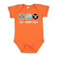 thumbnail image 1 of Inktastic Weightlifting Eat Sleep Lift Sports Boys Baby Bodysuit, 1 of 5