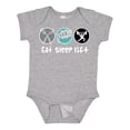 thumbnail image 1 of Inktastic Weightlifting Eat Sleep Lift Sports Boys Baby Bodysuit, 1 of 5