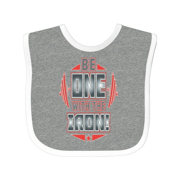 Inktastic Weightlifting Fitness Lifter Boys or Girls Baby Bib