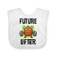 thumbnail image 1 of Inktastic Weightlifting Funny Future Lifter Boys or Girls Baby Bib, 1 of 4