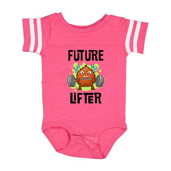 Inktastic Weightlifting Funny Future Lifter Boys or Girls Baby Bodysuit