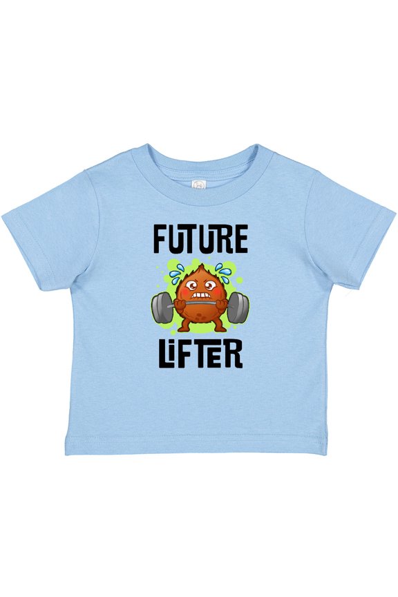 Weightlifting Funny Future Lifter Boys or Girls Baby T-Shirt