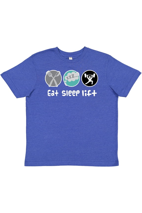 Weightlifting Gift Eat Sleep Lift Sports Youth T-Shirt