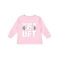 thumbnail image 1 of Inktastic Weightlifting You Had Me at Lift Boys or Girls Long Sleeve Toddler T-Shirt, 1 of 5