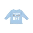 thumbnail image 1 of Inktastic Weightlifting You Had Me at Lift Boys or Girls Long Sleeve Toddler T-Shirt, 1 of 5