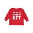 thumbnail image 1 of Inktastic Weightlifting You Had Me at Lift Boys or Girls Long Sleeve Toddler T-Shirt, 1 of 5